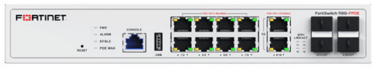 Fortinet FortiSwitch 110G-FPOE מתג פורטינט מנוהל 10 פורטים – וירטואל ...