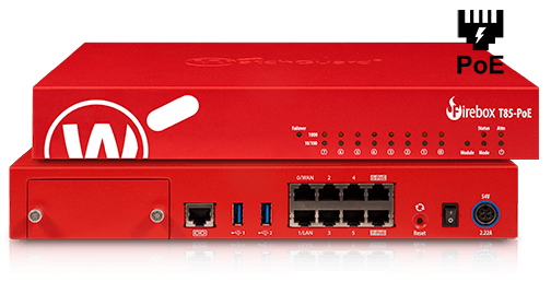 WatchGuard Firebox T85 PoE נתב אבטחה – וירטואל גרפיטי - תקשורת ואבטחת מידע